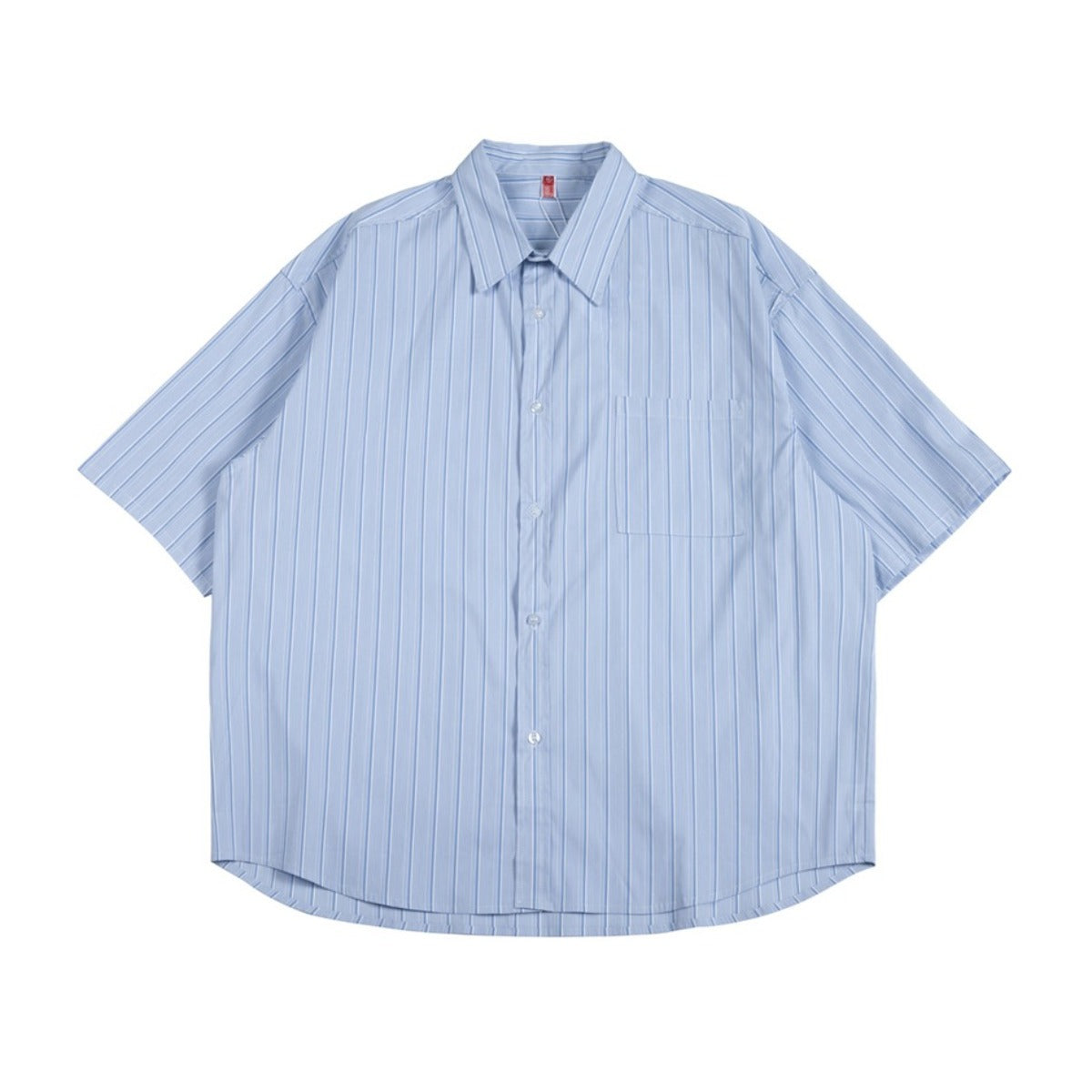 Unisex Shirt Vintage Stripe Loose Lapels Leisure