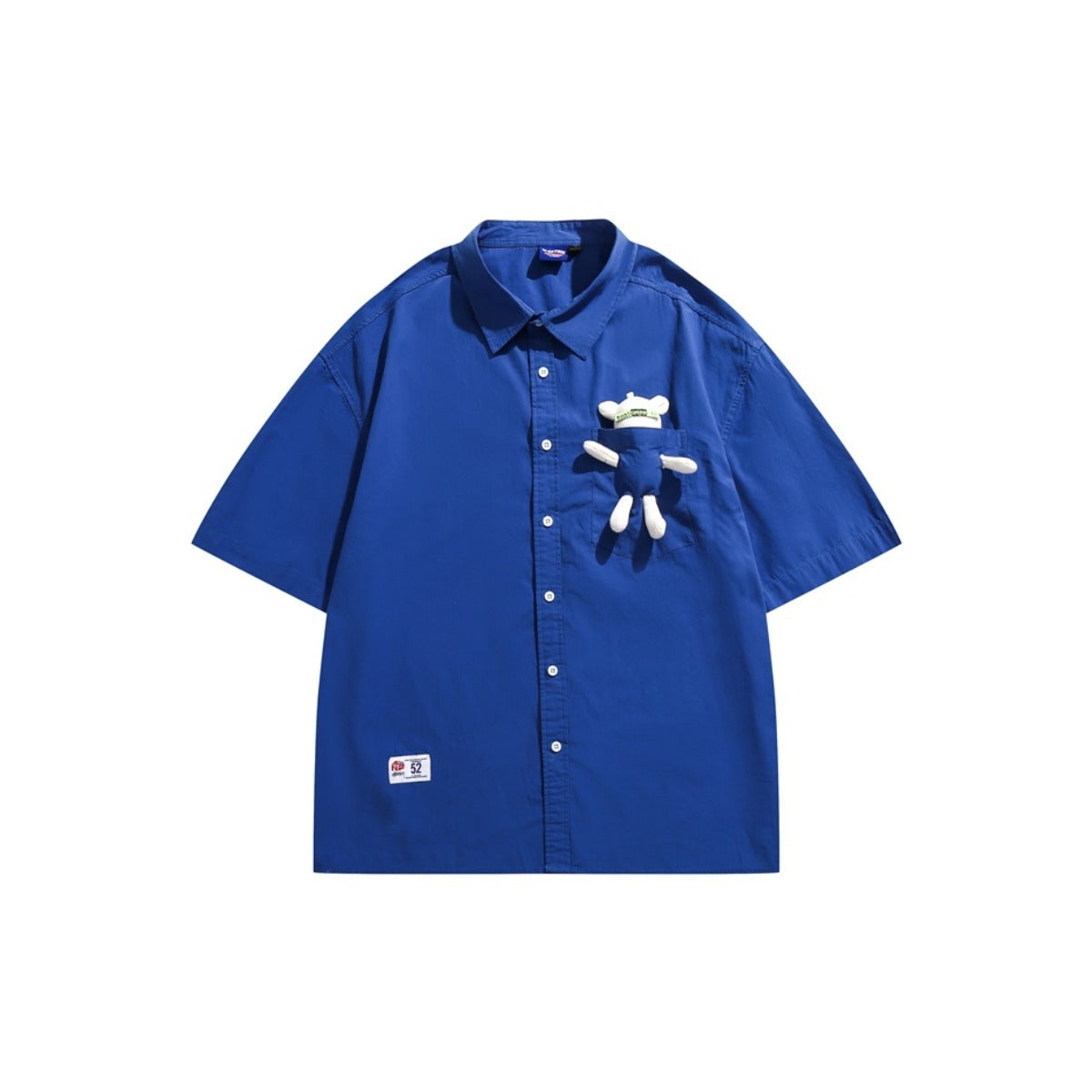 Unisex Shirt Bear Doll Fashion Loose