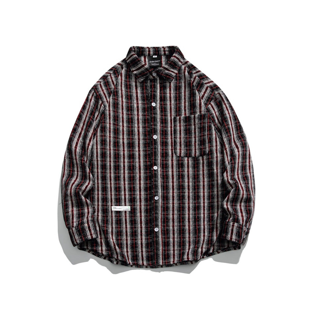 Unisex Shirt Vintage Striped Shirt Couple