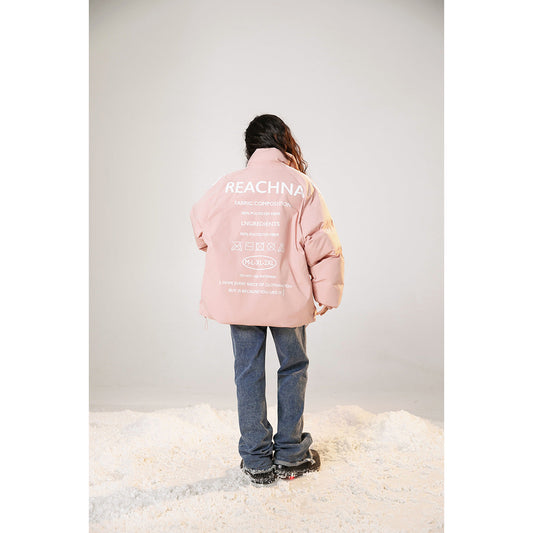Unisex Coat Vintage Men and Women Couple Cotton-Padded Coat