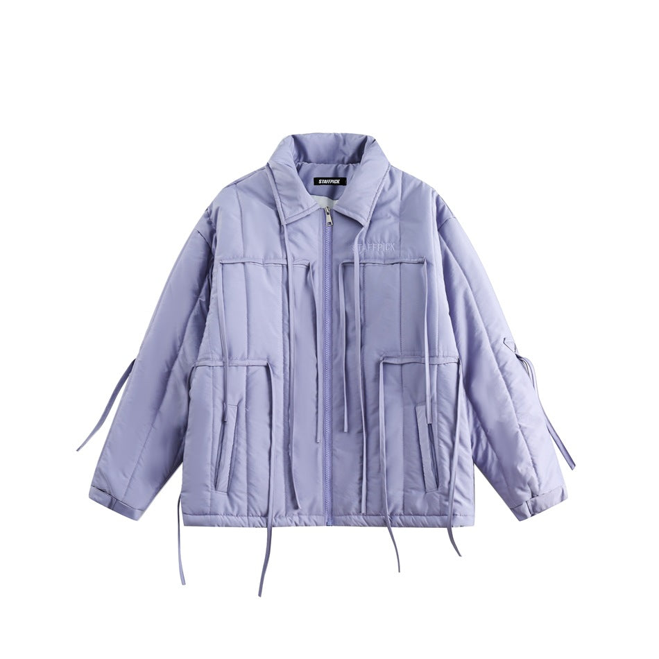Unisex Coat Cotton-Padded Clothes for Couples Winter