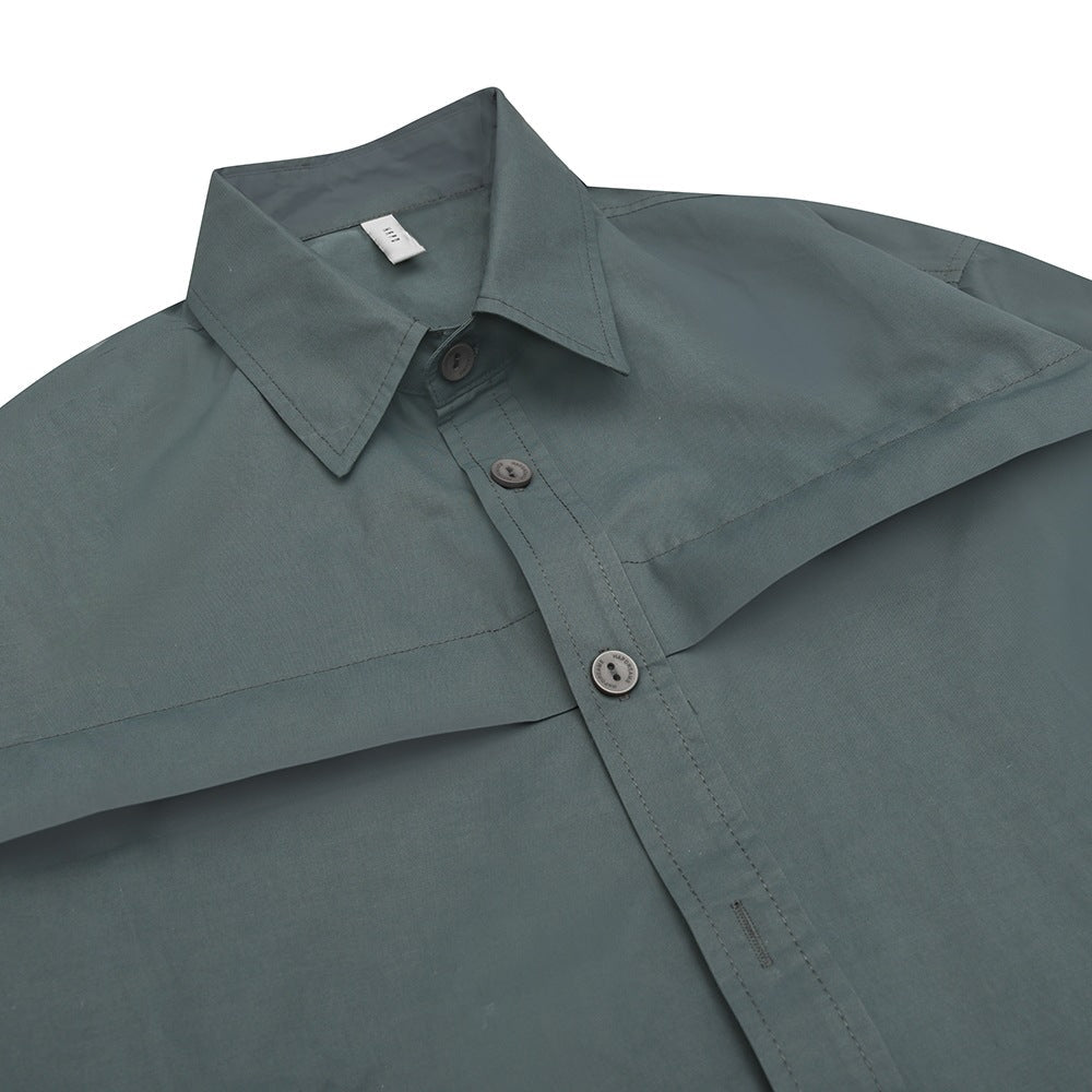 Unisex Shirt Vintage Cityboy Loose Casual