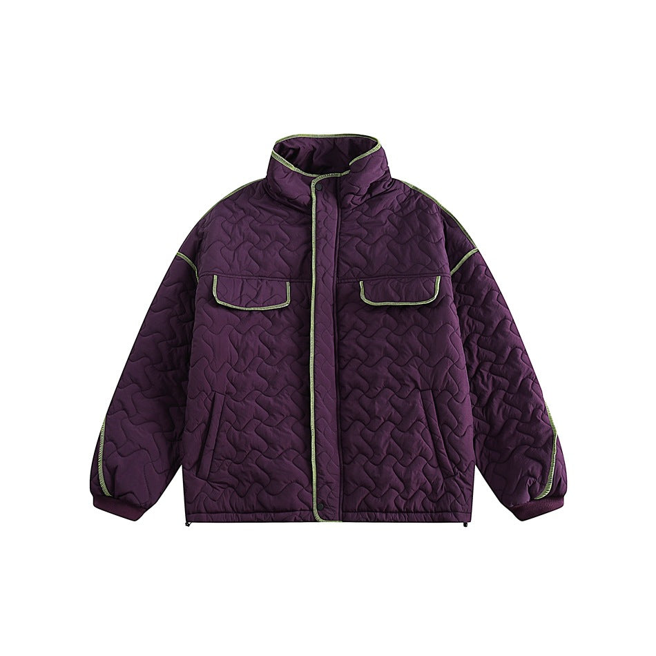 Unisex Coat Winter Warm-Keeping Cotton Clothing Loose Lapel