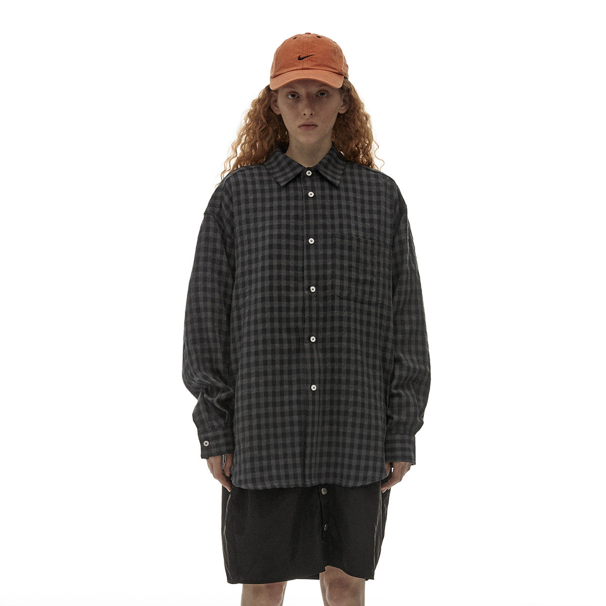 Unisex Shirt Cityboy Plaid Shirt Loose Casual