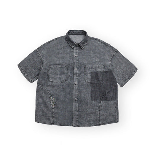 Unisex Shirt Heavy Pocket Loose Denim