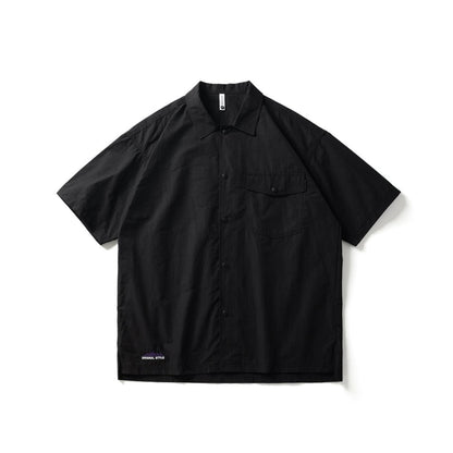 Unisex Shirt Vintage Loose Lapels