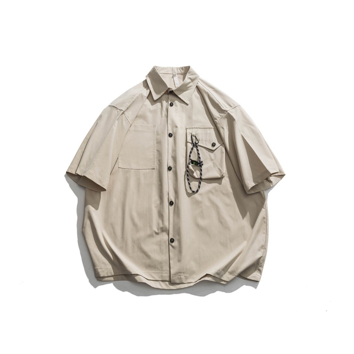 Unisex Shirt Pocket Loose Casual