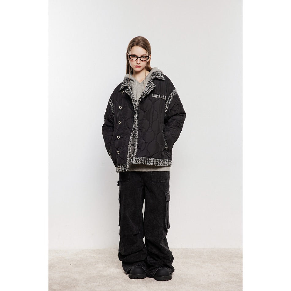 Unisex Coat Plaid Winter Coat