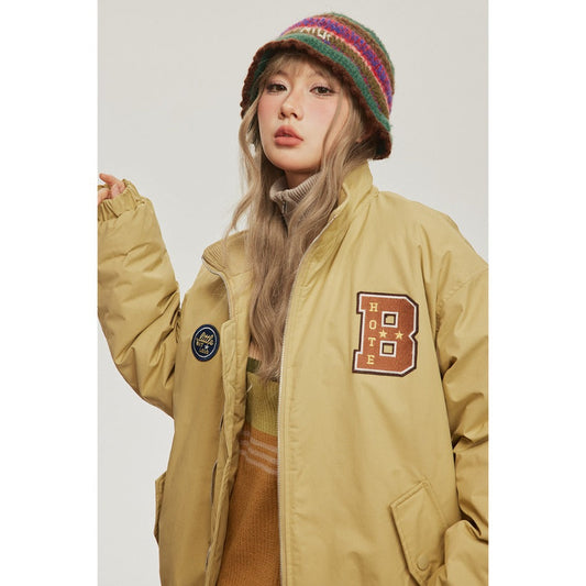 Unisex Coat Winter Bomber Jacket Couple
