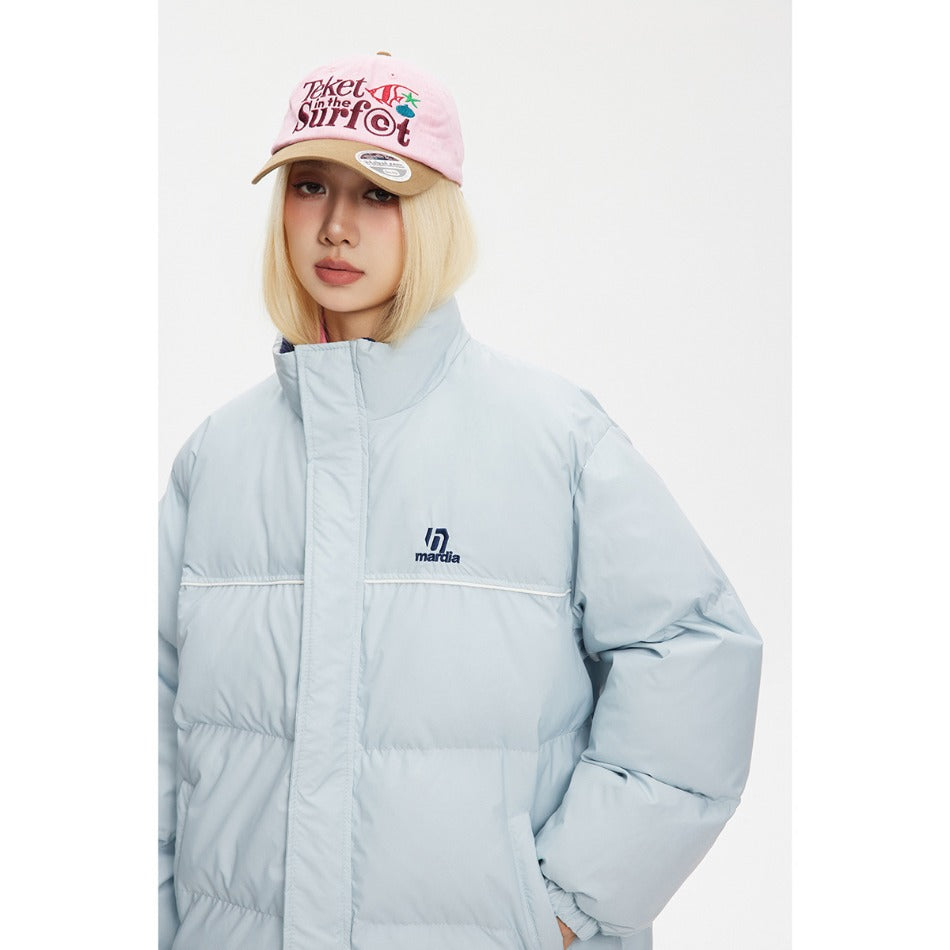 Unisex Coat Youth University Style Winter Cotton-Padded Coat Thickened
