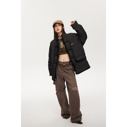 Unisex Coat Cotton Jacket Temperament Coat