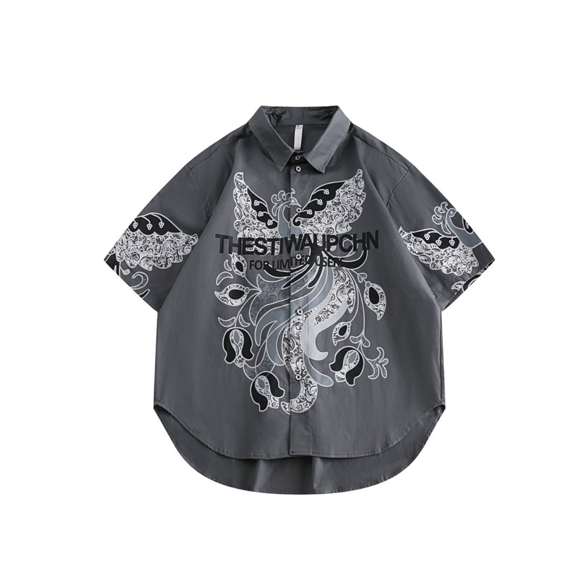 Unisex Shirt Retro Loose Cotton