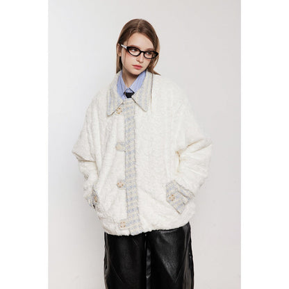 Unisex Coat Winter Plush Warm Coat