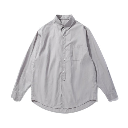 Unisex Shirt Retro Simple Loose Summer
