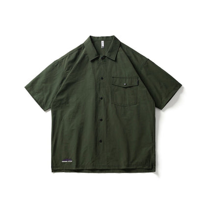 Unisex Shirt Vintage Loose Lapels