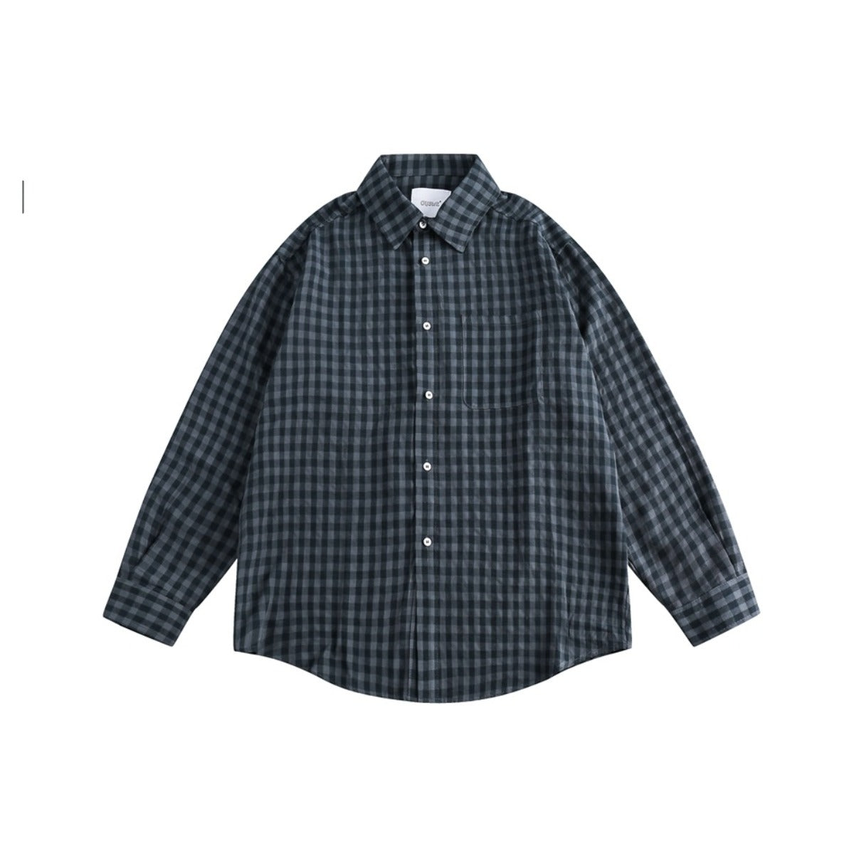 Unisex Shirt Cityboy Plaid Shirt Loose Casual