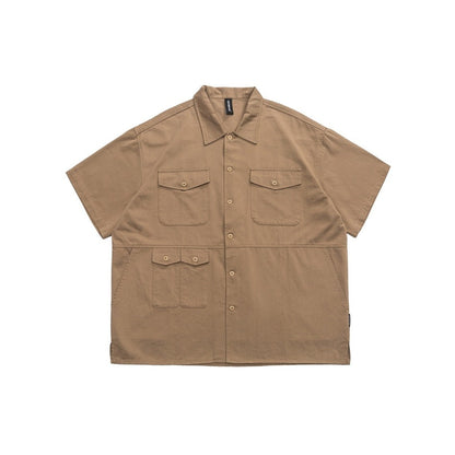 Unisex Shirt Summer Coat Retro Casual Loose