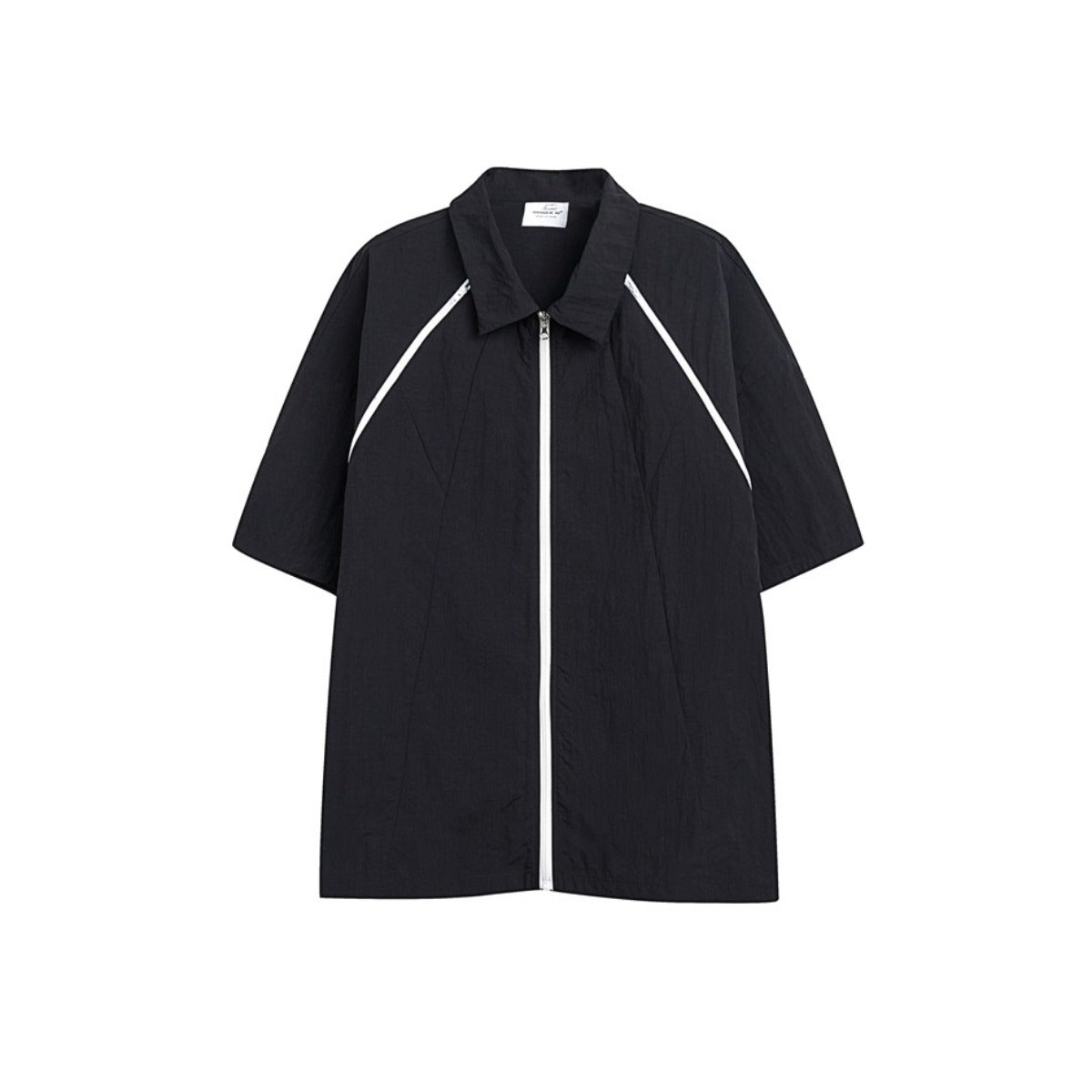 Unisex Shirt Loose Zip Coat