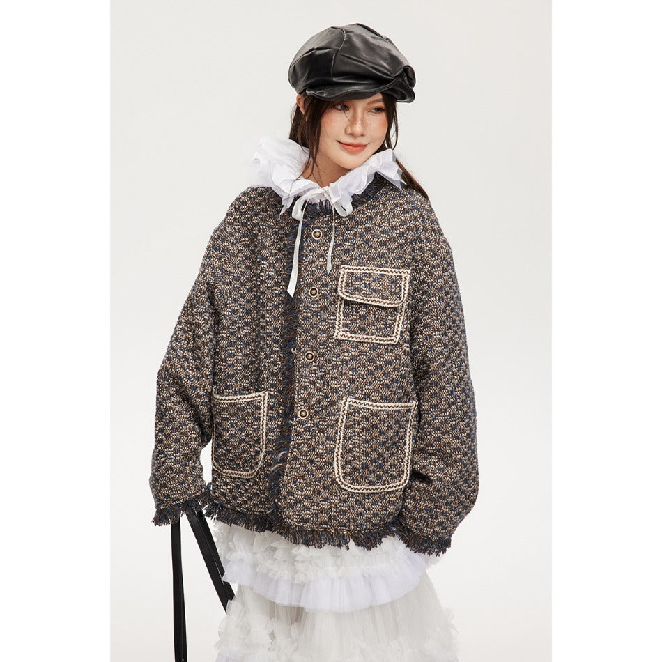 Unisex Coat Burr Coat Winter Cotton Dress