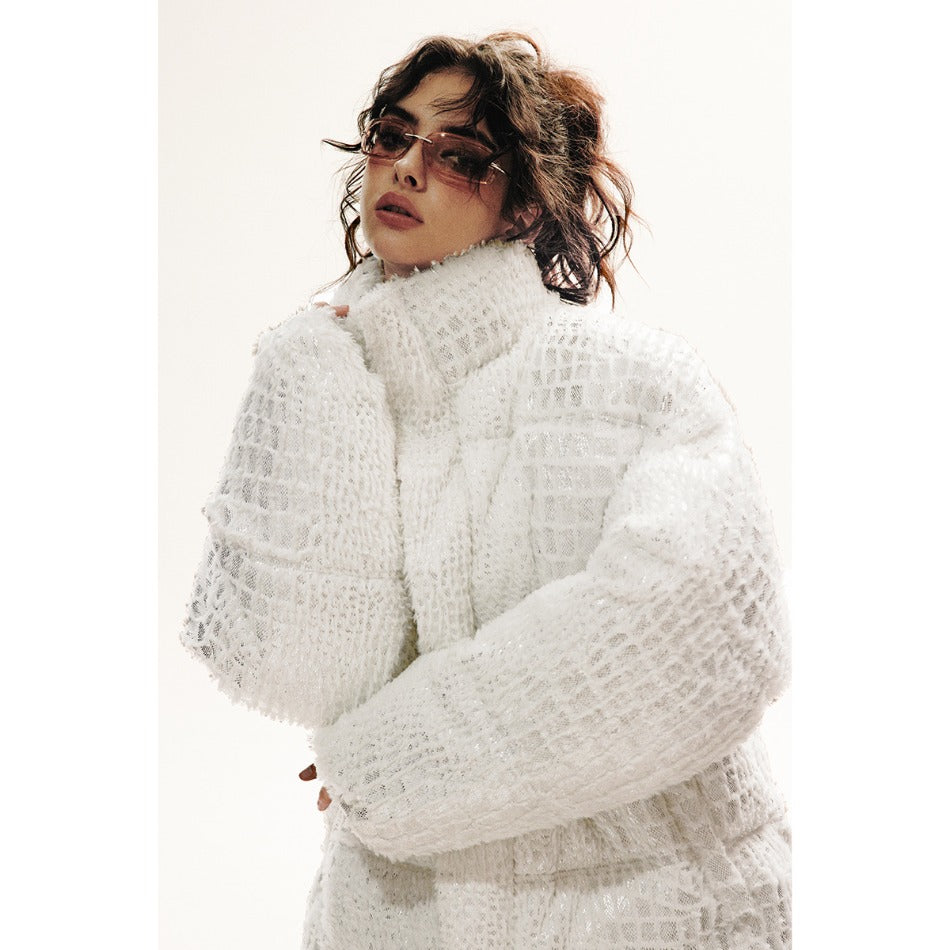 Unisex Coat Vintage Cotton-Padded Jacket Plush Coat Couple