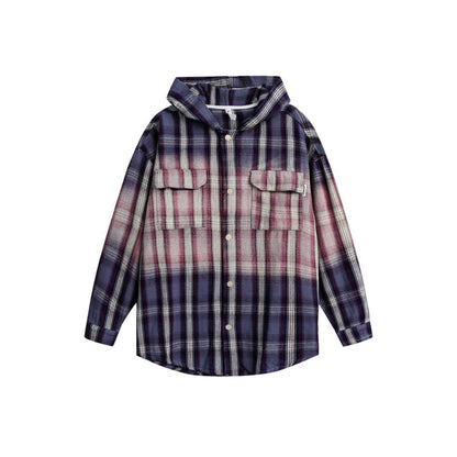 Unisex Shirt Flannel Plaid Shirt