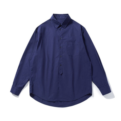 Unisex Shirt Retro Simple Loose Summer