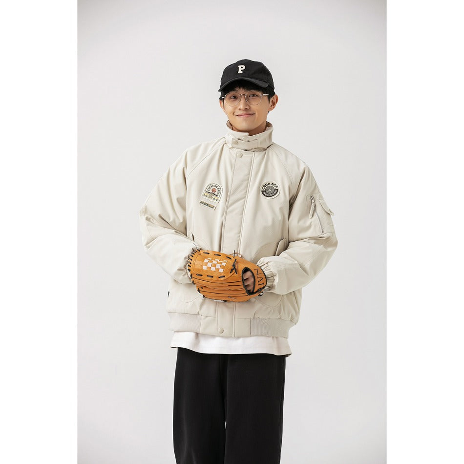 Unisex Coat Pilot Loose Couple