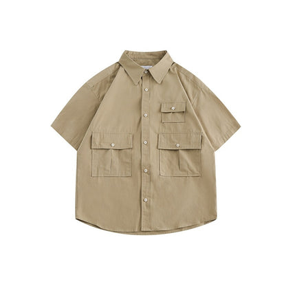 Unisex Shirt Retro Loose Casual