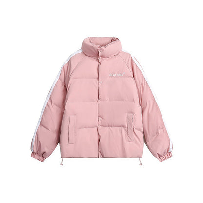 Unisex Coat Vintage Men and Women Couple Cotton-Padded Coat