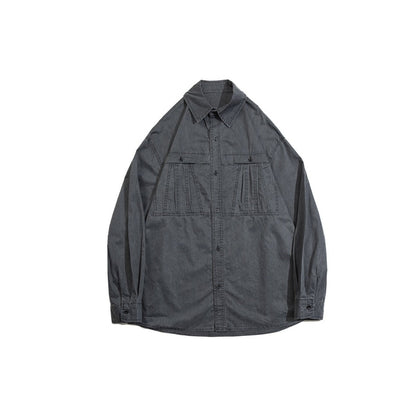 Unisex Shirt Retro Loose Casual