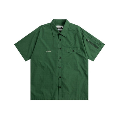 Unisex Shirt Retro Loose Summer