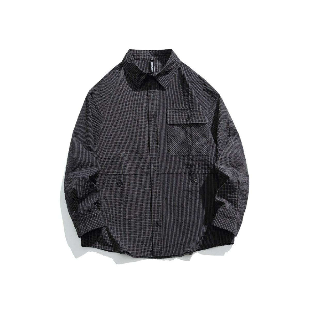 Unisex Shirt Retro Plaid Shirt Long Sleeve