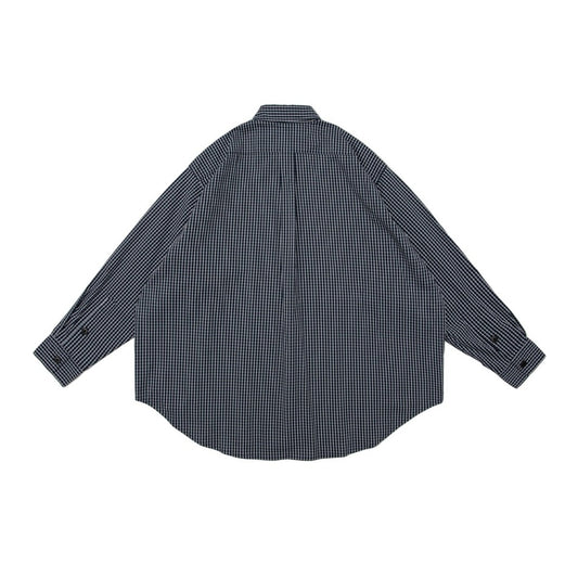 Unisex Shirt Cityboy Retro Small Plaid Loose Casual