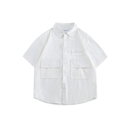 Unisex Shirt Retro Loose Casual