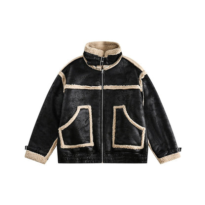 Unisex Coat Winter Thick Cotton Clothing Men and Women