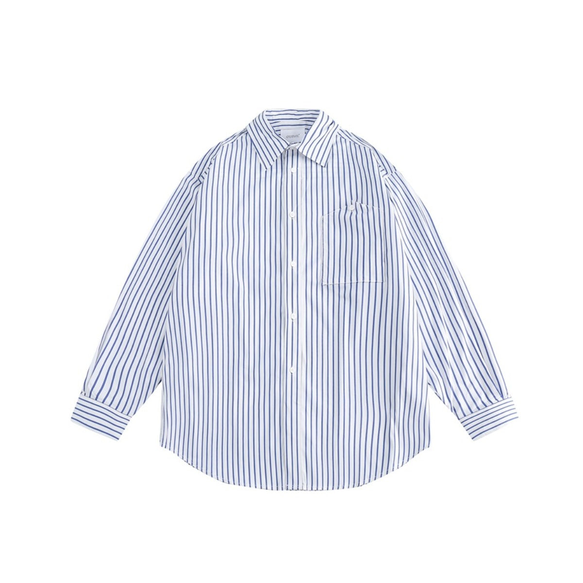 Unisex Shirt Cityboy Striped Loose Casual Long Sleeves Shirt