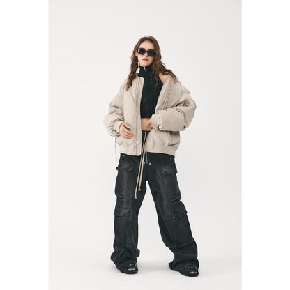 Unisex Coat Jacket Winter Cotton-Padded Coat