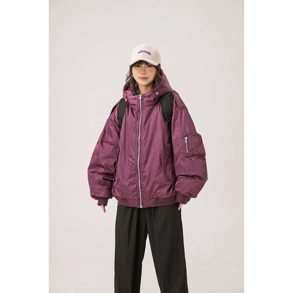 Unisex Coat Bomber Jacket Winter Baseball Uniform