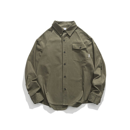 Unisex Shirt Retro Baggy Coat Casual