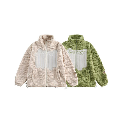 Unisex Coat Retro Loose Furry Winter Couple
