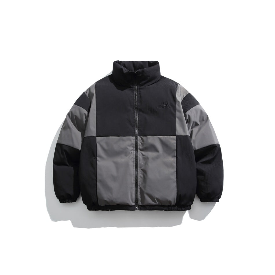 Unisex Coat Cotton-Padded Coat Thickened Loose-Fitting Jacket