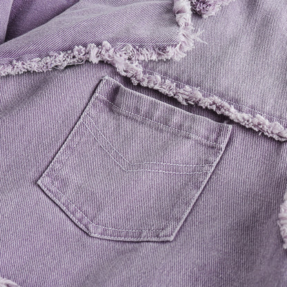 Unisex Shirt Loose Denim Jacket
