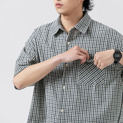 Unisex Shirt Retro Loose Casual