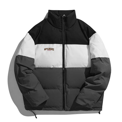 Unisex Coat Versatile Loose Lapel Cotton-Padded Coat Winter