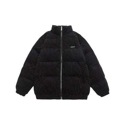 Unisex Coat Couple Loose Corduroy Coat