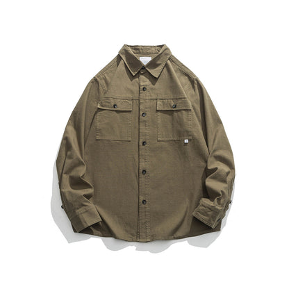 Unisex Shirt Retro Baggy Coat Casual