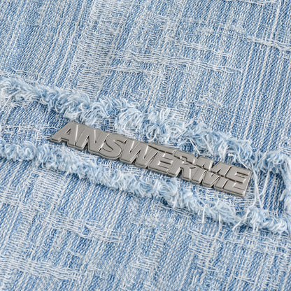Unisex Shirt Vintage Denim Loose Cardigan