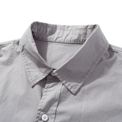 Unisex Shirt Retro Simple Loose Summer