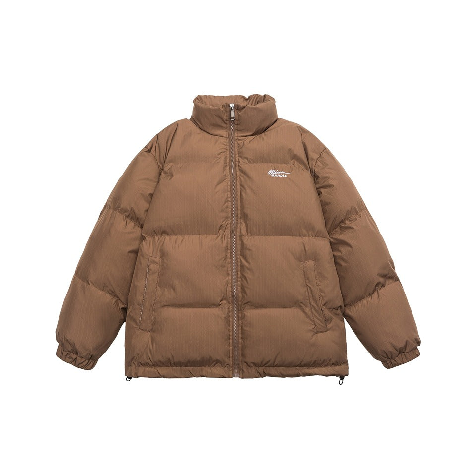 Unisex Coat Vintage Stand Collar Winter Loose Thick