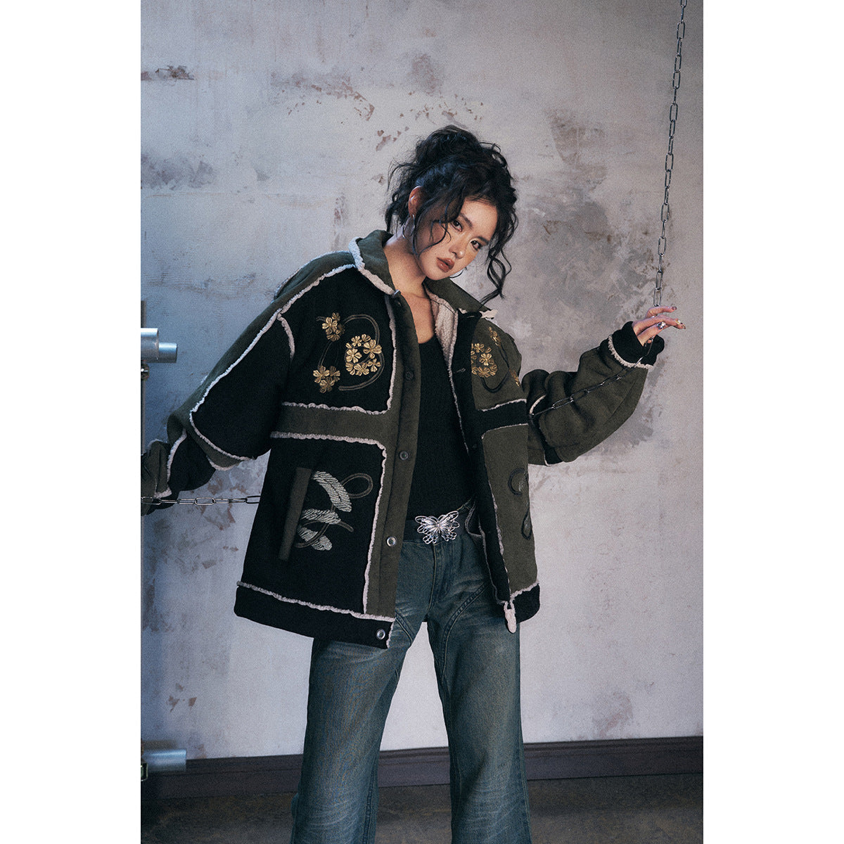 Unisex Coat Loose Winter Cotton Dress